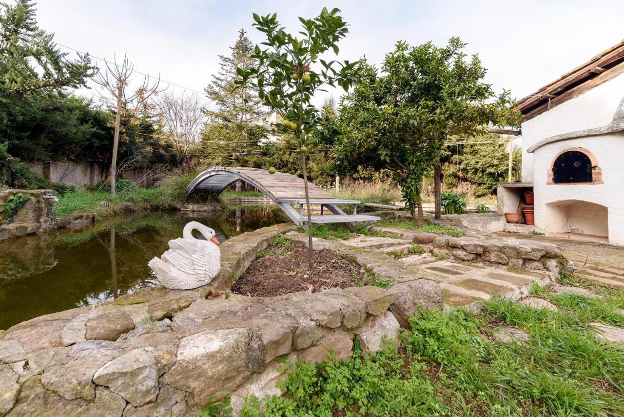 Masia Can Manent Del Bosc S XVIII Santa Eulalia de Ronsaná 외부 사진